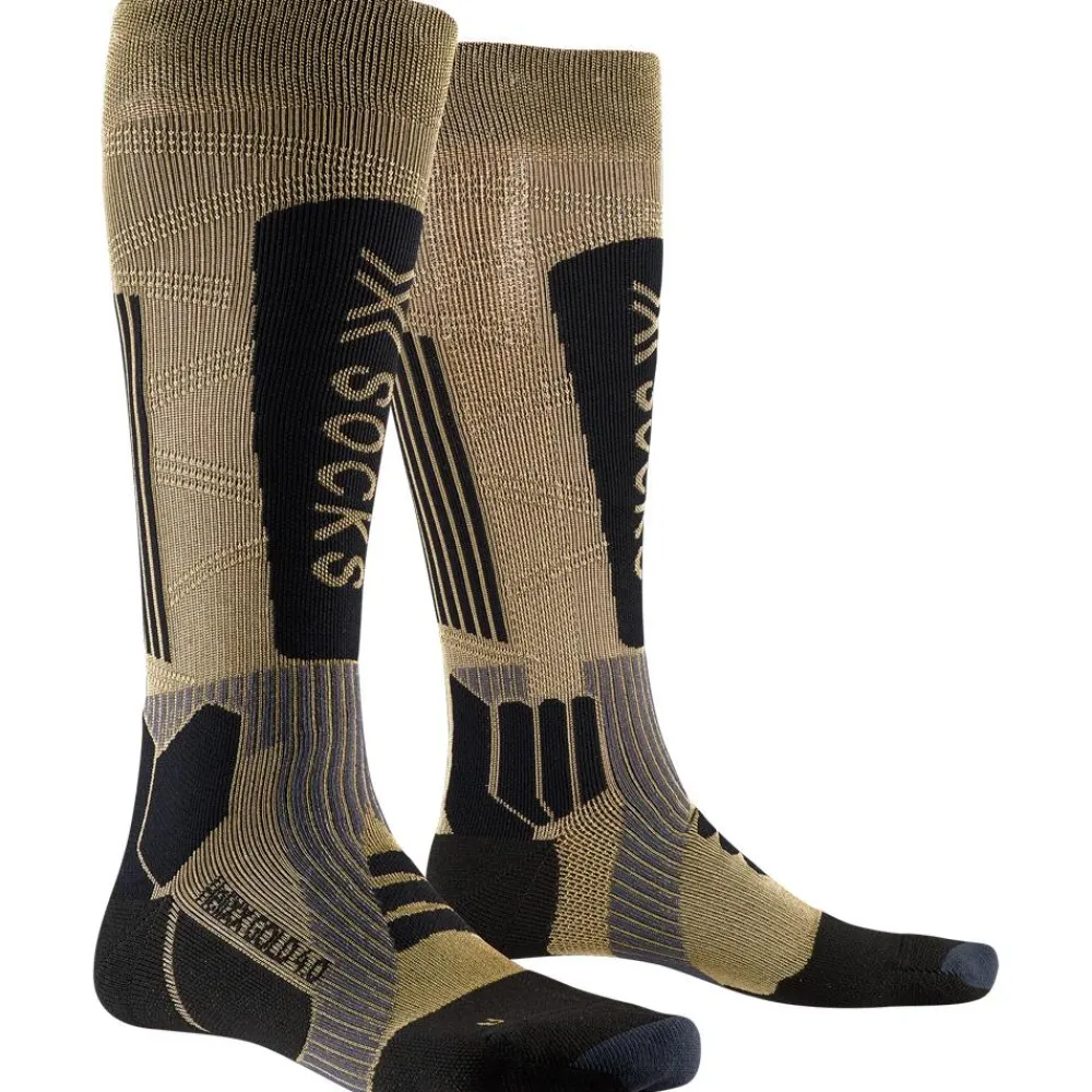 Chaussettes Ski<X Socks Chaussettes Helixx Gold 4.0 Men Black Gold