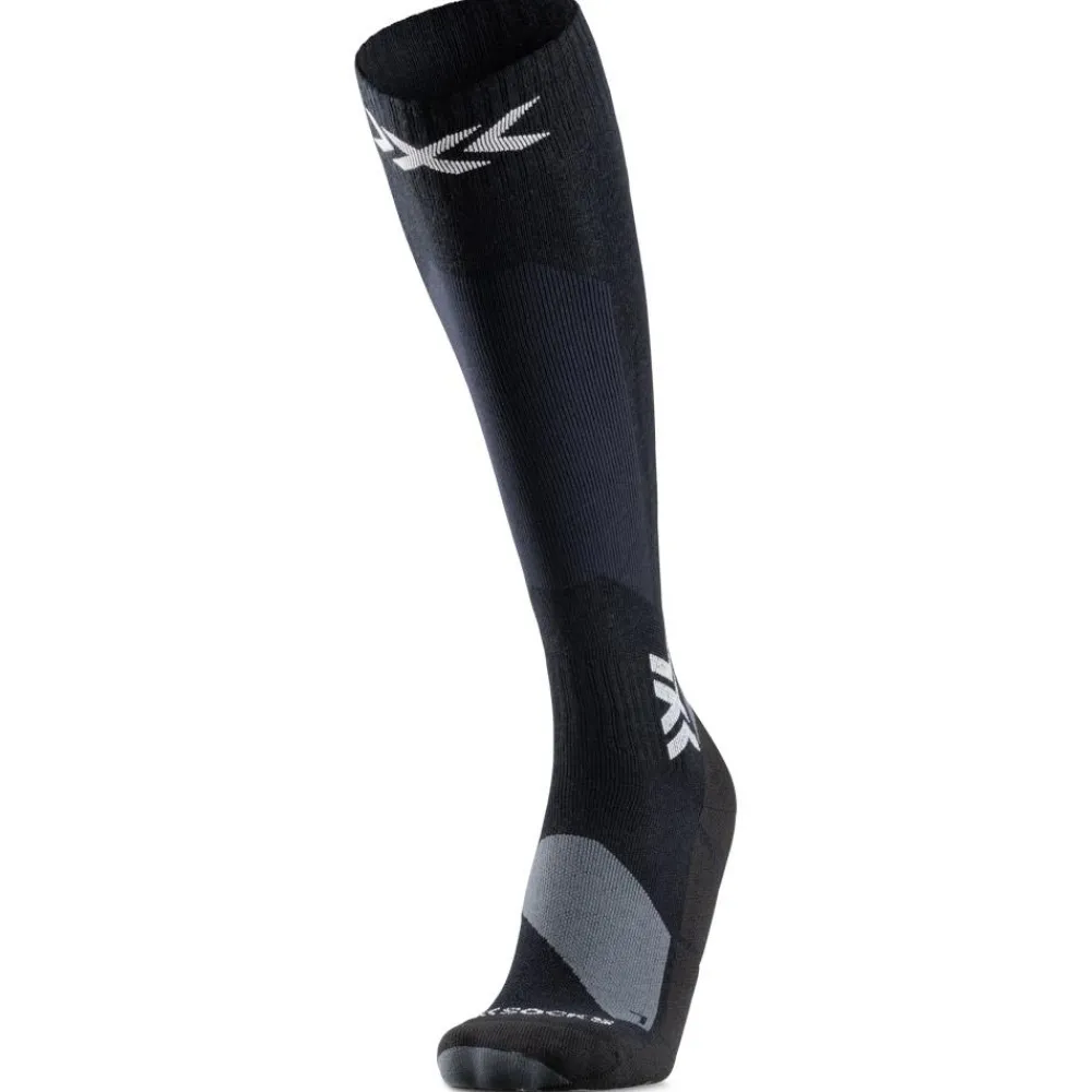 Chaussettes Ski<X Socks Chaussettes Ski Discover Merino Otc Black Grey