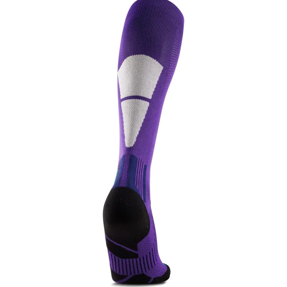 Sale Chaussettes Ski Perform Otc Women Deep Purple Light Sand Chaussettes Ski