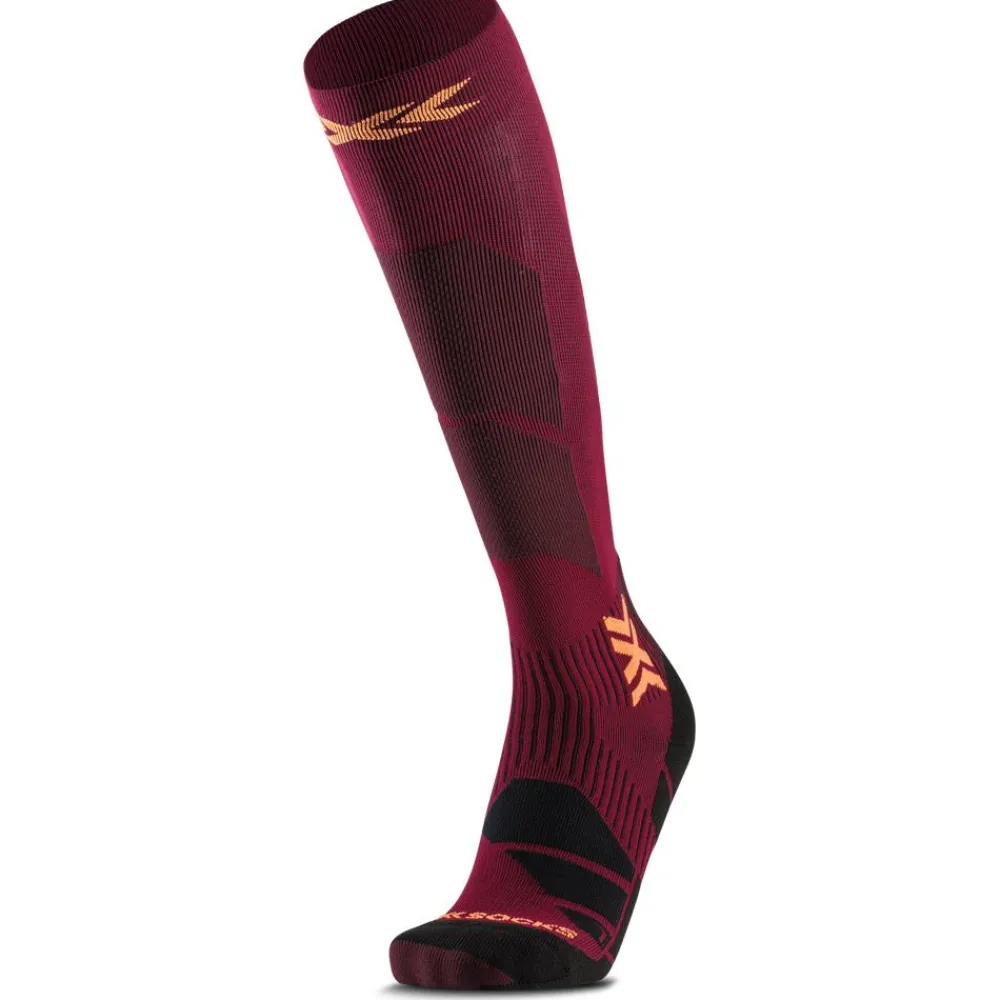 New Chaussettes Ski Perform Otc Men Dune Red Orange Chaussettes Ski