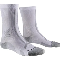 New Chaussettes Trail Run Discover Crew Arctic White Pearl Grey Chaussettes Trail