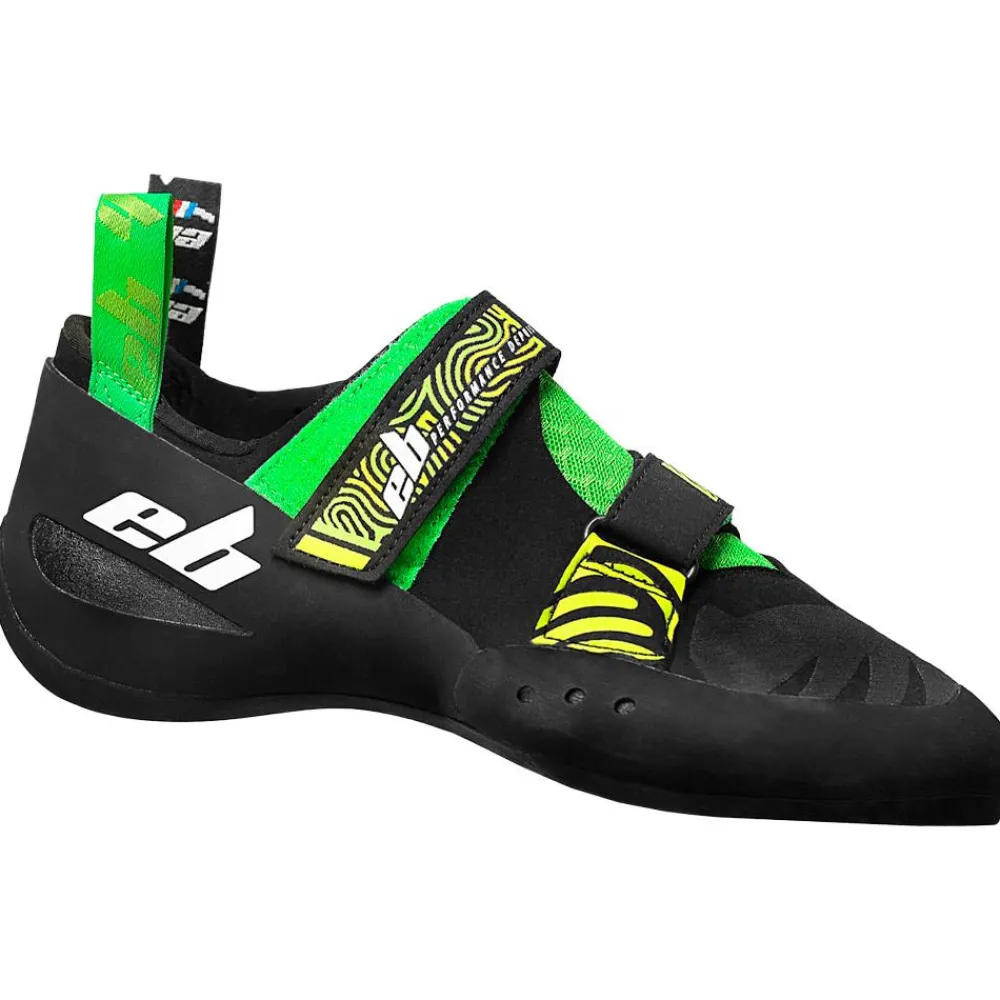 Sale Chaussons d'escalade Electron 3.0 Noir Vert Chaussons Escalade
