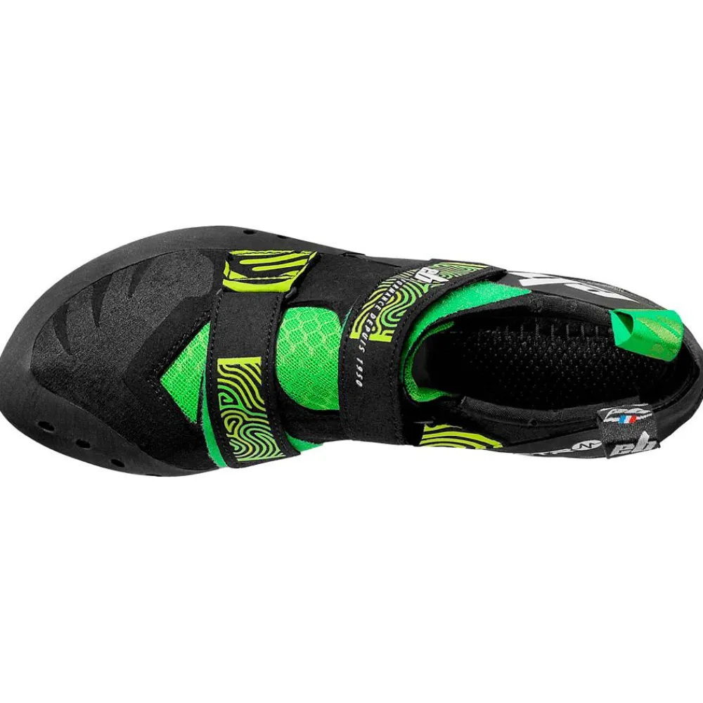 Sale Chaussons d'escalade Electron 3.0 Noir Vert Chaussons Escalade