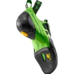 Best Chaussons d'escalade Skwama Vegan Black Flash Green Chaussons Escalade