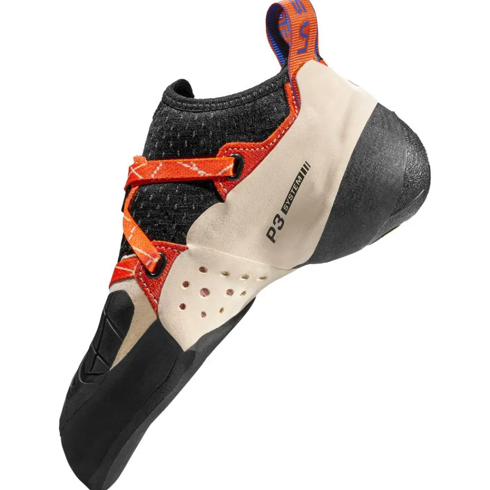 Chaussons Escalade<La Sportiva Chaussons d'escalade Solution Woman White Lily Orange