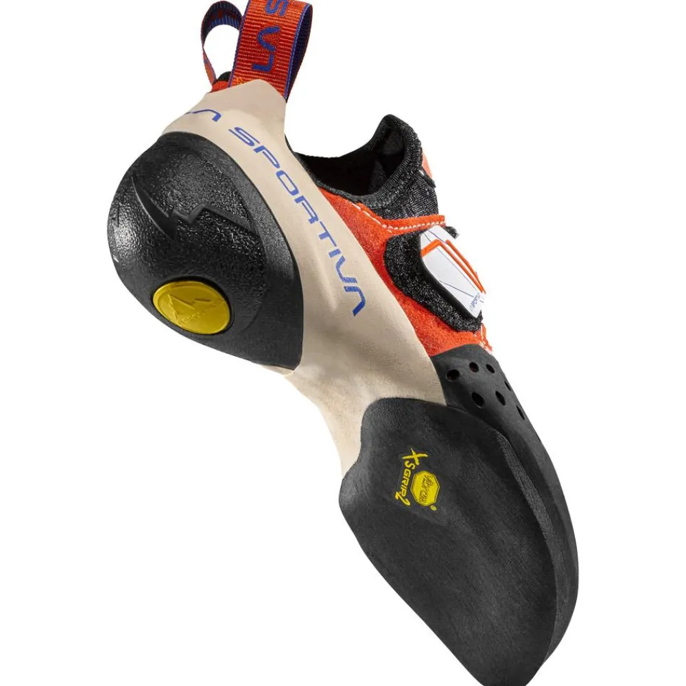 Chaussons Escalade<La Sportiva Chaussons d'escalade Solution Woman White Lily Orange