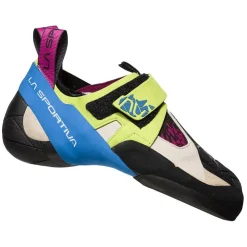 Chaussons Escalade<La Sportiva Chaussons d'escalade Skwama Woman Apple Green Cobalt Blue