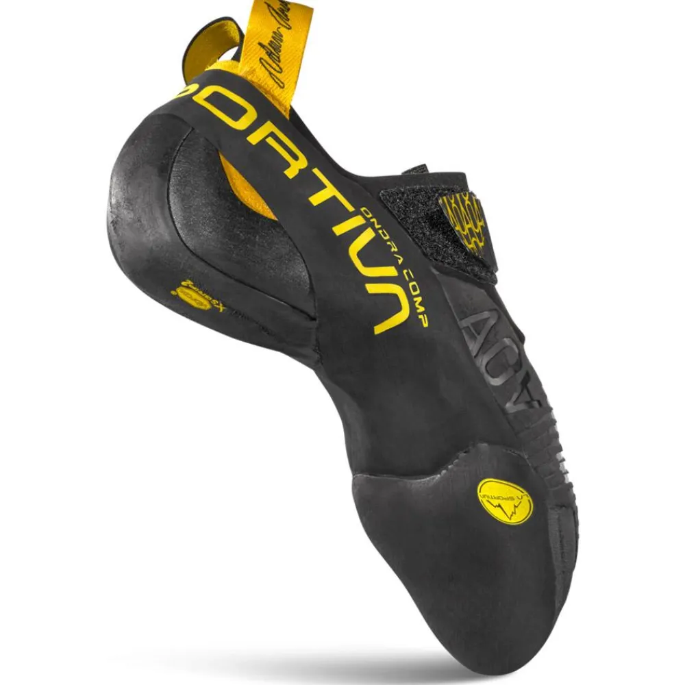 Chaussons Escalade<La Sportiva Chaussons d'escalade Ondra Comp Black Yellow