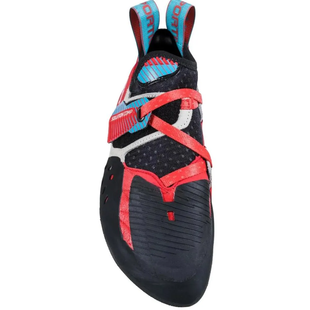 New Chaussons d'escalade Solution Comp Woman Hibiscus Malibu Blue Chaussons Escalade