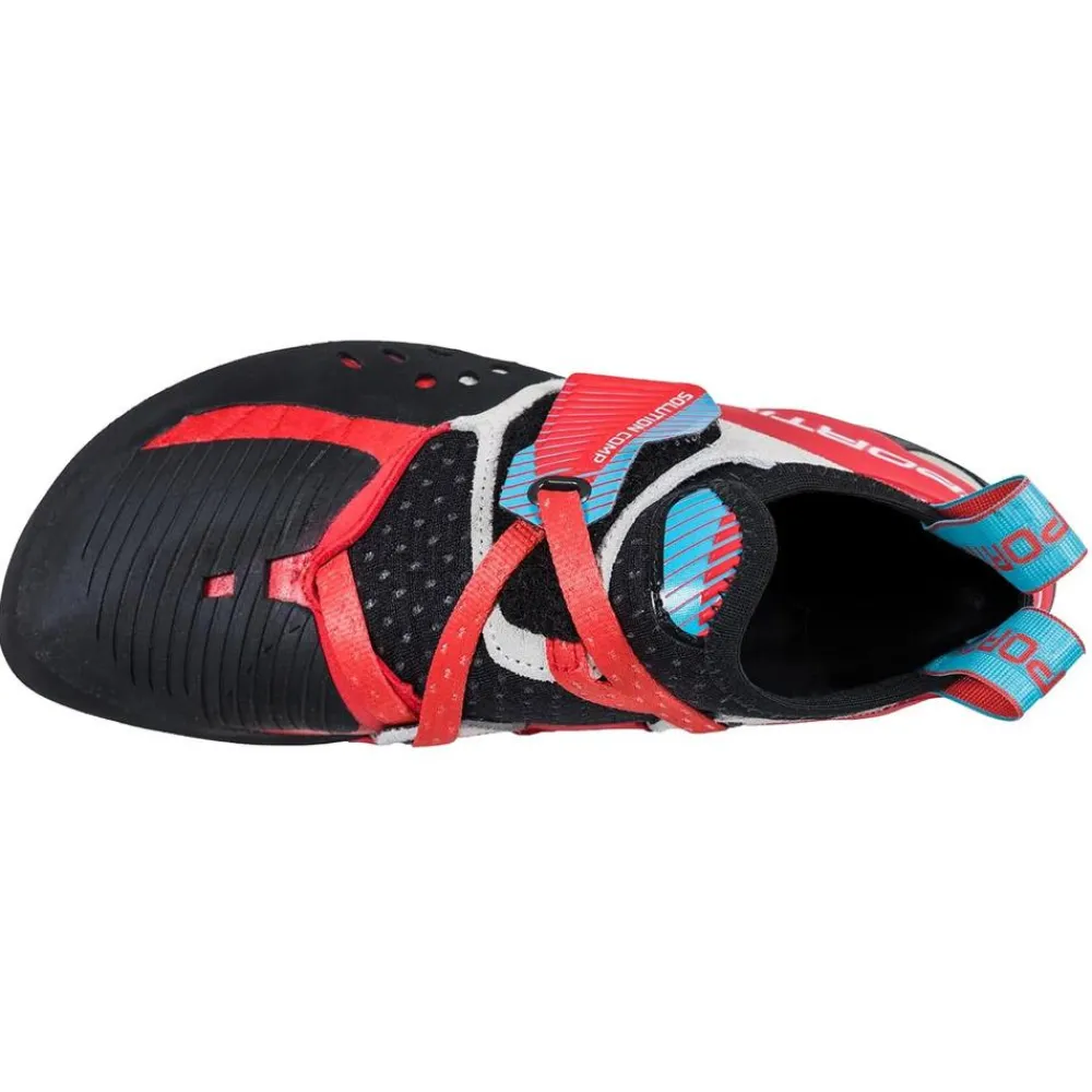 New Chaussons d'escalade Solution Comp Woman Hibiscus Malibu Blue Chaussons Escalade