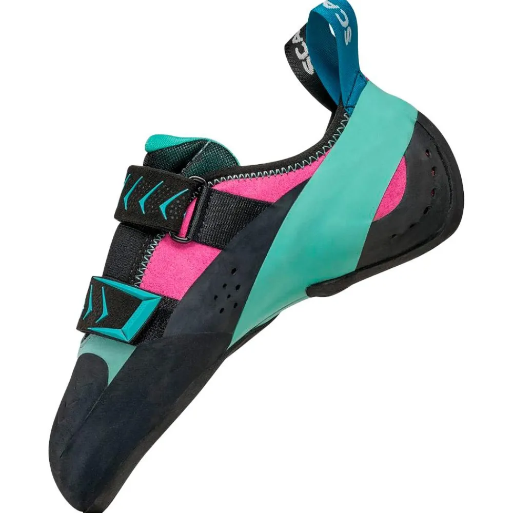 Chaussons Escalade<Scarpa Chaussons d'escalade Vapor V Women's Dahlia Aqua