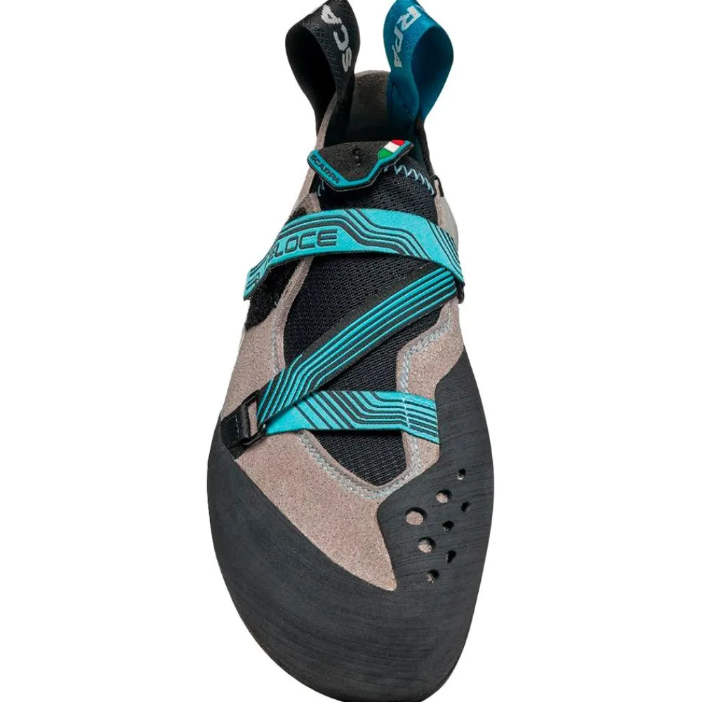 Chaussons Escalade<Scarpa Chaussons d'escalade Veloce Women's Light Gray Maldive