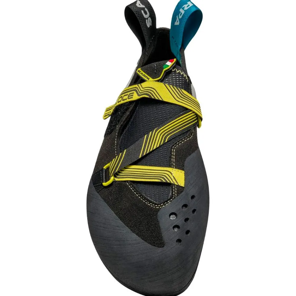 Hot Chaussons d'escalade Veloce Black Yellow Chaussons Escalade