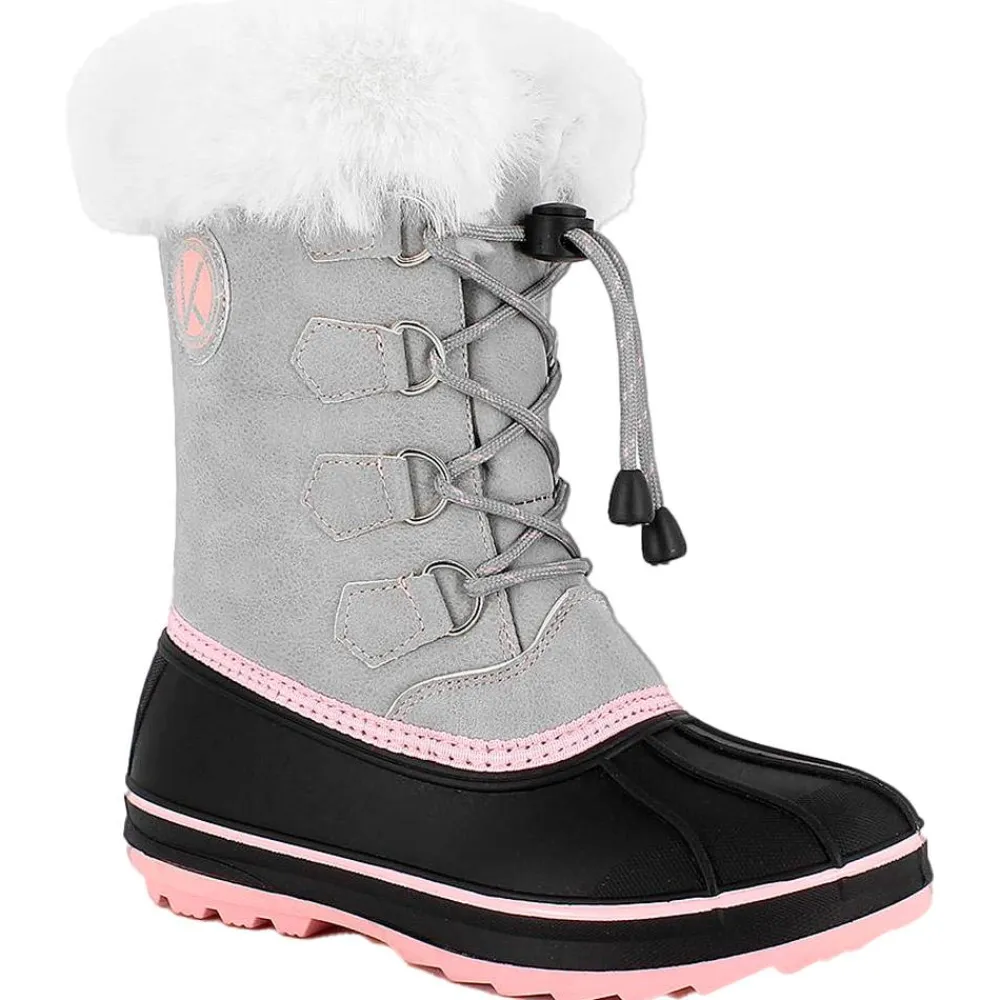 Outlet Chaussures après-ski Sonik Jr Gris Enfant Après-Ski Enfant