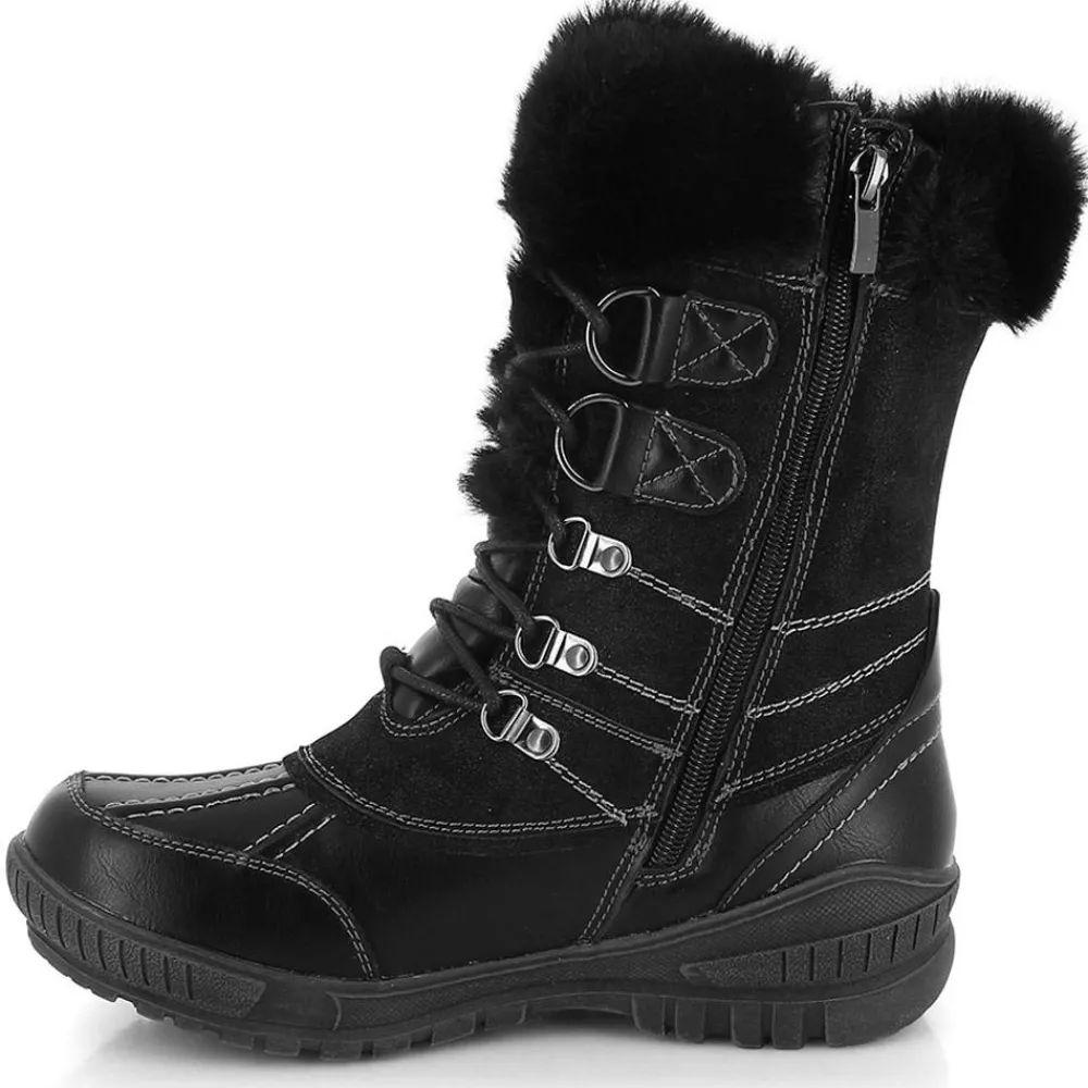 Clearance Chaussures après-ski Delmos Charbon Femme Après-Ski Femme