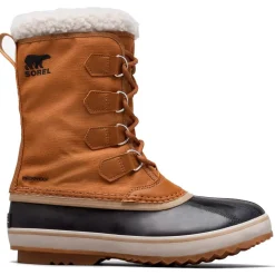 Clearance Chaussures après-ski 1964 Pac Nylon Camel Brown Black Homme Après-Ski Homme