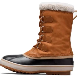 Clearance Chaussures après-ski 1964 Pac Nylon Camel Brown Black Homme Après-Ski Homme
