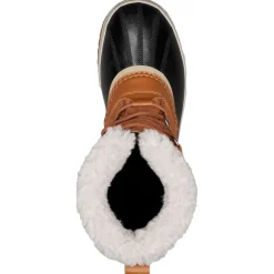 Clearance Chaussures après-ski 1964 Pac Nylon Camel Brown Black Homme Après-Ski Homme