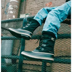 Après-Ski Homme<Sorel Chaussures après-ski 1964 Pac Nylon Black Ancient