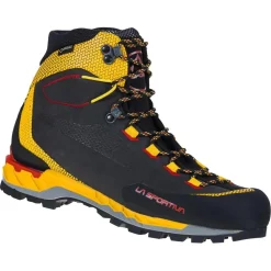 Chaussures Alpinisme<La Sportiva Chaussures d'alpinisme Trango Tech Leather Gore-Tex Black Yellow