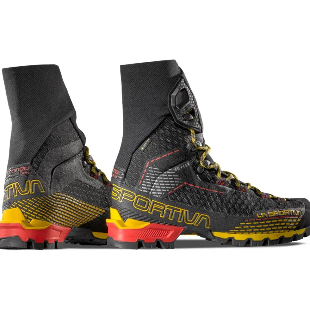 Clearance Chaussures d'alpinisme Trango Pro Gore-Tex Black Yellow Chaussures Alpinisme