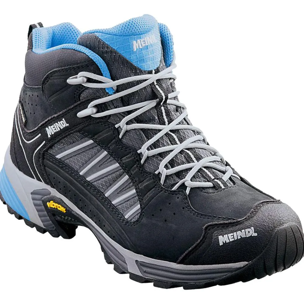 Chaussures Fast Hiking|Chaussures Rando Femme<Meindl Chaussures de Fast Hiking Sx1.1 Lady Mid Gore-Tex Black Blue