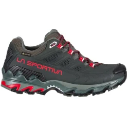Chaussures Rando Basses|Chaussures Fast Hiking<La Sportiva Chaussures de Fast Hiking Ultra Raptor II Leather Gore-Tex Woman Charcoal Lollipop
