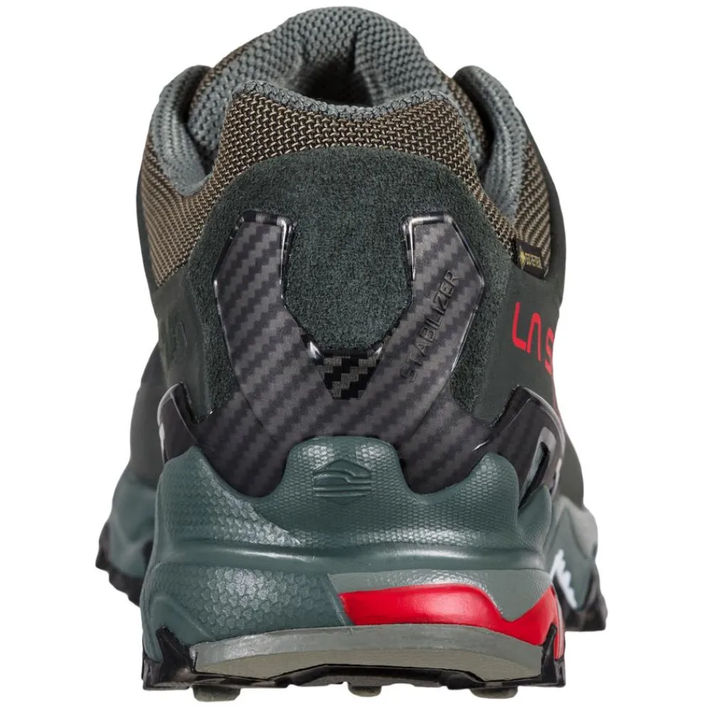 Chaussures Rando Basses|Chaussures Fast Hiking<La Sportiva Chaussures de Fast Hiking Ultra Raptor II Leather Gore-Tex Woman Charcoal Lollipop