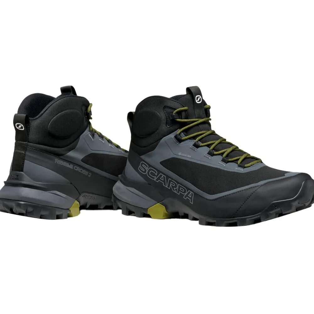 Chaussures Fast Hiking|Chaussures Rando Homme<Scarpa Chaussures de Fast Hiking Ribelle Cross 2 Mid Gore-Tex Black Olive