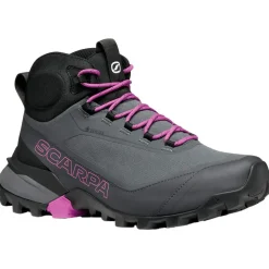 New Chaussures de Fast Hiking Ribelle Cross 2 Mid Gore-Tex Wmn Dark Gray Purple Femme Chaussures Fast Hiking|Chaussures Rando Femme