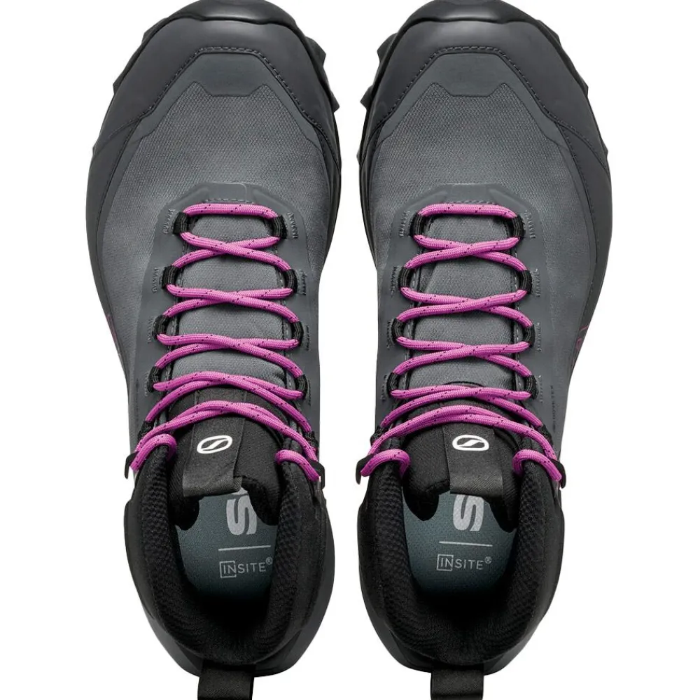 New Chaussures de Fast Hiking Ribelle Cross 2 Mid Gore-Tex Wmn Dark Gray Purple Femme Chaussures Fast Hiking|Chaussures Rando Femme
