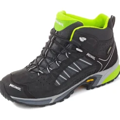 Chaussures Fast Hiking|Chaussures Rando Homme<Meindl Chaussures de Fast Hiking Sx1.1 Mid Gore-Tex Black Lemon