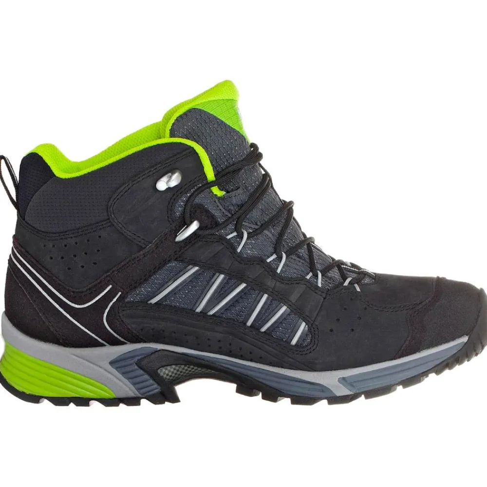 Chaussures Fast Hiking|Chaussures Rando Homme<Meindl Chaussures de Fast Hiking Sx1.1 Mid Gore-Tex Black Lemon