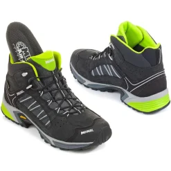 Chaussures Fast Hiking|Chaussures Rando Homme<Meindl Chaussures de Fast Hiking Sx1.1 Mid Gore-Tex Black Lemon
