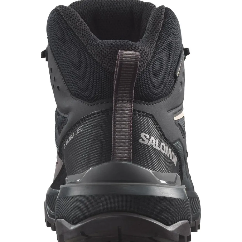 Hot Chaussures de Fast Hiking X Ultra 360 Mid Gore-Tex W Black Plum Kitten Shale Femme Chaussures Fast Hiking|Chaussures Rando Femme