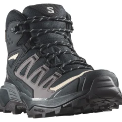 Hot Chaussures de Fast Hiking X Ultra 360 Mid Gore-Tex W Black Plum Kitten Shale Femme Chaussures Fast Hiking|Chaussures Rando Femme