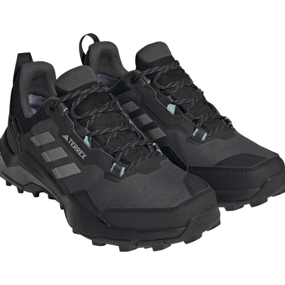 Chaussures Rando Basses|Chaussures Rando Femme<adidas Chaussures de randonnée Terrex Ax4 Gore-Tex W Core Black Grey Three Mint Ton 2