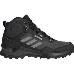 Discount Chaussures de randonnée Terrex Ax4 Mid Gore-Tex W Core Black Grey Three Mint Ton Femme Chaussures Rando Femme