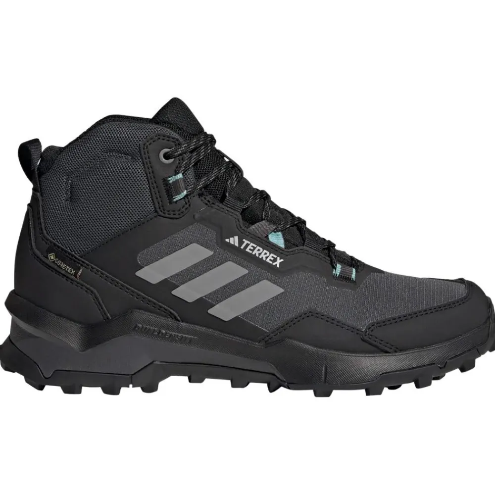 Discount Chaussures de randonnée Terrex Ax4 Mid Gore-Tex W Core Black Grey Three Mint Ton Femme Chaussures Rando Femme