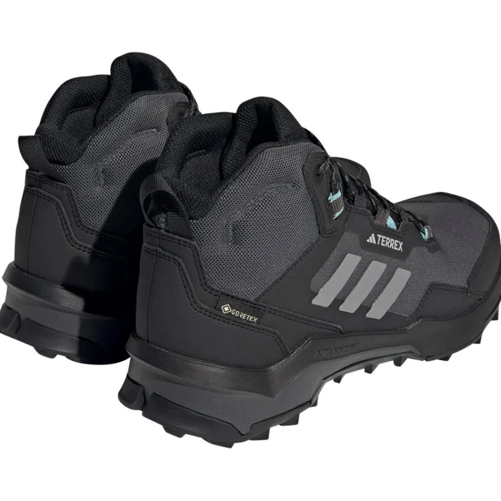 Discount Chaussures de randonnée Terrex Ax4 Mid Gore-Tex W Core Black Grey Three Mint Ton Femme Chaussures Rando Femme