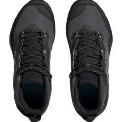 Discount Chaussures de randonnée Terrex Ax4 Mid Gore-Tex W Core Black Grey Three Mint Ton Femme Chaussures Rando Femme
