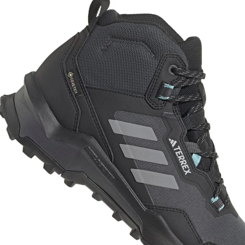 Discount Chaussures de randonnée Terrex Ax4 Mid Gore-Tex W Core Black Grey Three Mint Ton Femme Chaussures Rando Femme