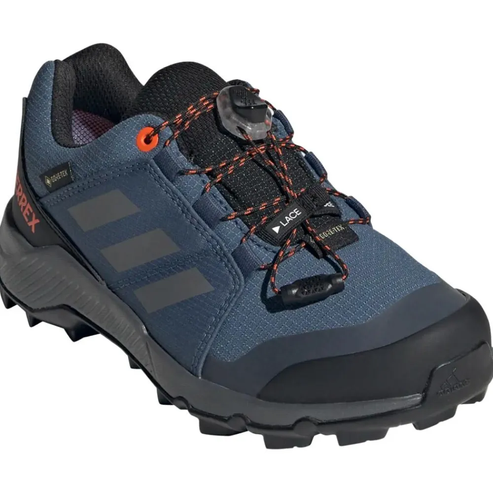 Chaussures Rando Enfant|Chaussures Rando Basses<adidas Chaussures de randonnée Terrex Gore Tex Kid Wonder Steel Grey Three Impact Orange