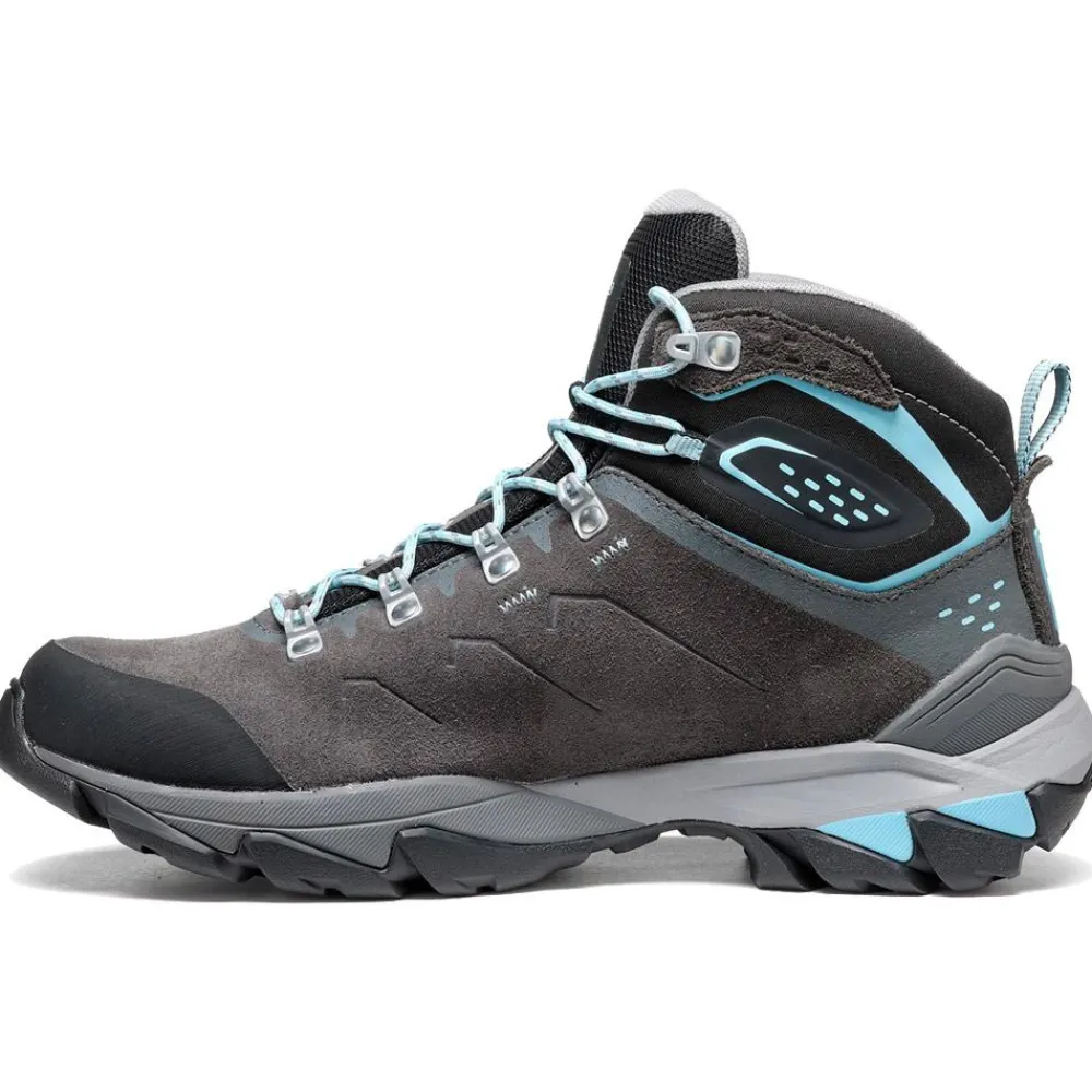 Chaussures Rando Femme<Asolo Chaussures de randonnée Acadia Mid Lth Gore-Tex Women Graphite Sky Blue