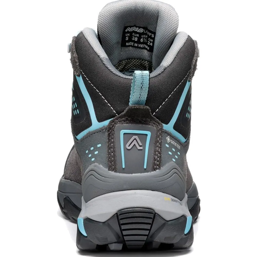 Chaussures Rando Femme<Asolo Chaussures de randonnée Acadia Mid Lth Gore-Tex Women Graphite Sky Blue
