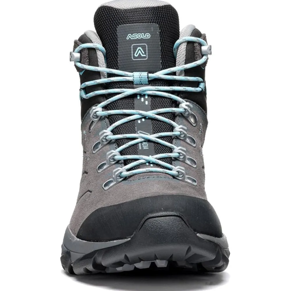 Chaussures Rando Femme<Asolo Chaussures de randonnée Acadia Mid Lth Gore-Tex Women Graphite Sky Blue