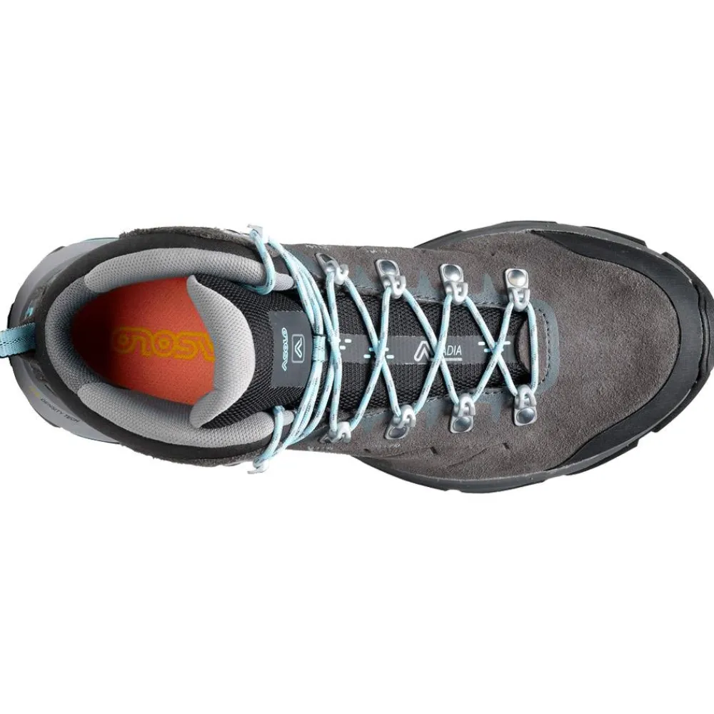 Chaussures Rando Femme<Asolo Chaussures de randonnée Acadia Mid Lth Gore-Tex Women Graphite Sky Blue