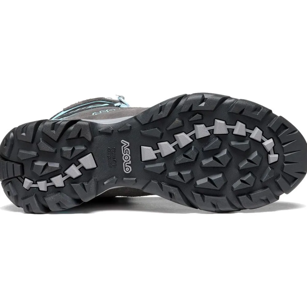Chaussures Rando Femme<Asolo Chaussures de randonnée Acadia Mid Lth Gore-Tex Women Graphite Sky Blue