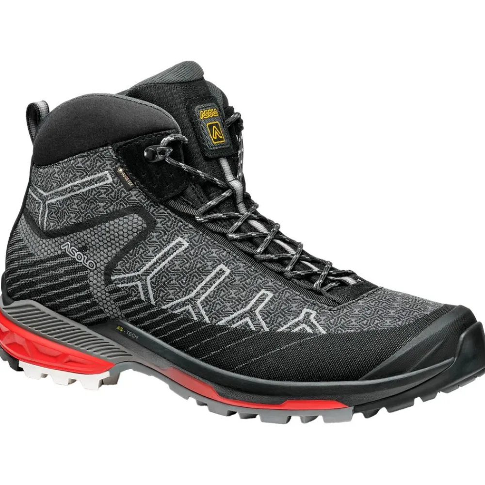 Chaussures Rando Homme<Asolo Chaussures de randonnée Falcon Evo Jaquard Gv II Black Red