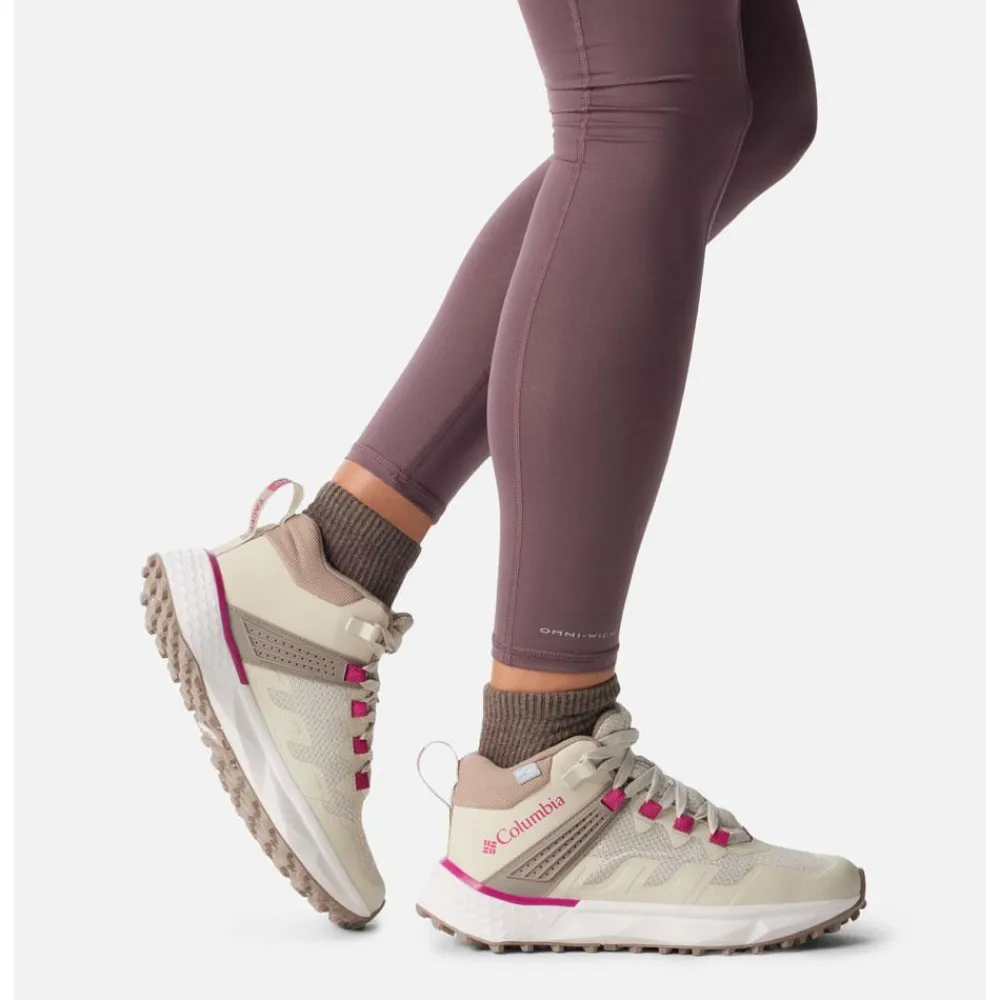 Chaussures Rando Femme<Columbia Chaussures de randonnée Facet 75 Mid Outdry Wmn Dark Stone Dark Fuchsia